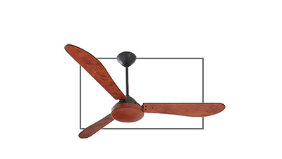 1.4m mahogany original paddle fan sky fan