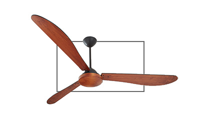 1.8m mahogany original paddle fan sky fan